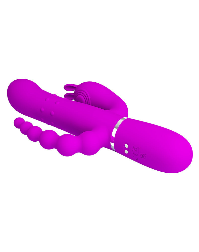 Pretty Love - Cammy - Triple Vibrator - Dieproze-Erotiekvoordeel.nl