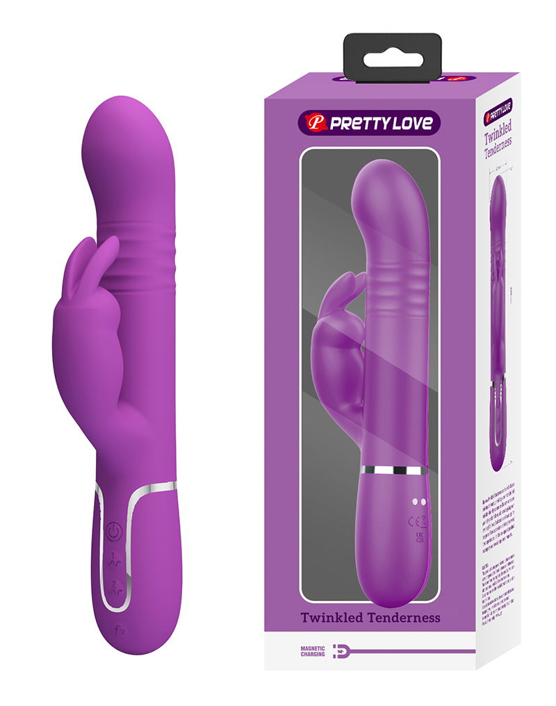 Pretty Love - Coale - Rabbit Vibrator - Paars-Erotiekvoordeel.nl