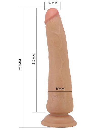 Pretty Love - Tiemeyer - Realistische Sliding Skin Dildo - 25 cm - Lichte Huidskleur-Erotiekvoordeel.nl