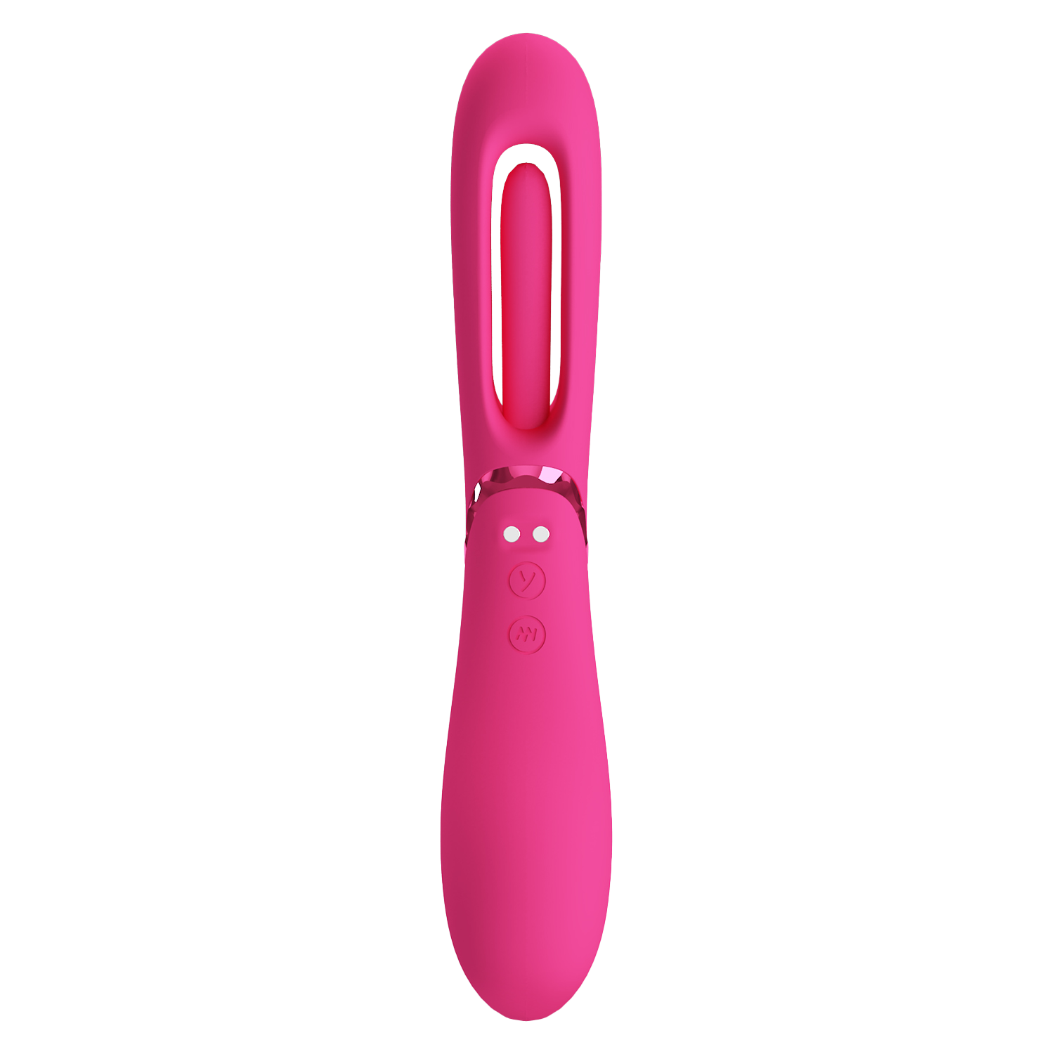 Pretty Love - Romance Lexie - Vibrator met Wiebelend Tongetje - Roze-Erotiekvoordeel.nl