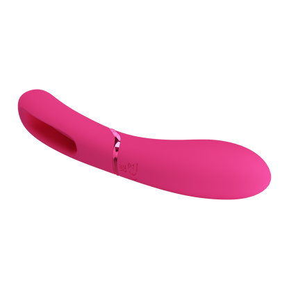 Pretty Love - Romance Lexie - Vibrator met Wiebelend Tongetje - Roze-Erotiekvoordeel.nl