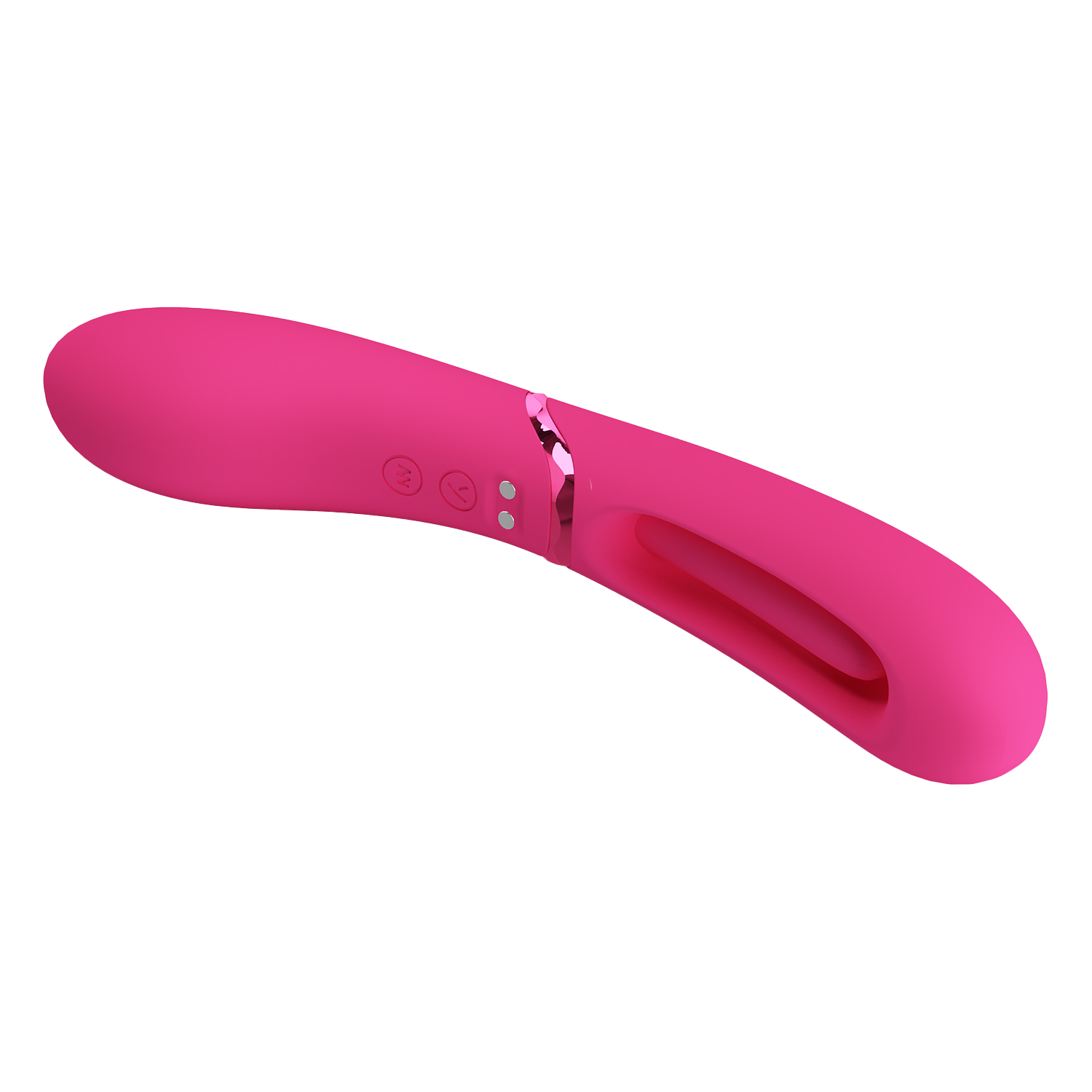 Pretty Love - Romance Lexie - Vibrator met Wiebelend Tongetje - Roze-Erotiekvoordeel.nl