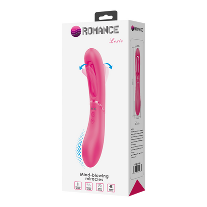 Pretty Love - Romance Lexie - Vibrator met Wiebelend Tongetje - Roze-Erotiekvoordeel.nl