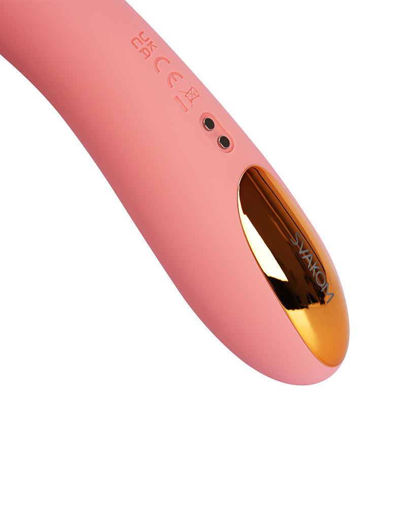 Svakom - Ava Neo - Stotende Vibrator - Thrusting Vibrator - Met App Control - Perzik Roze-Erotiekvoordeel.nl