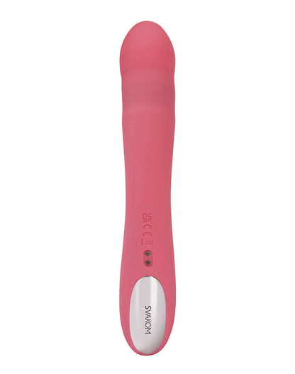 Svakom - Avery - Stotende Rabbit Vibrator - Strawberry Pink-Erotiekvoordeel.nl