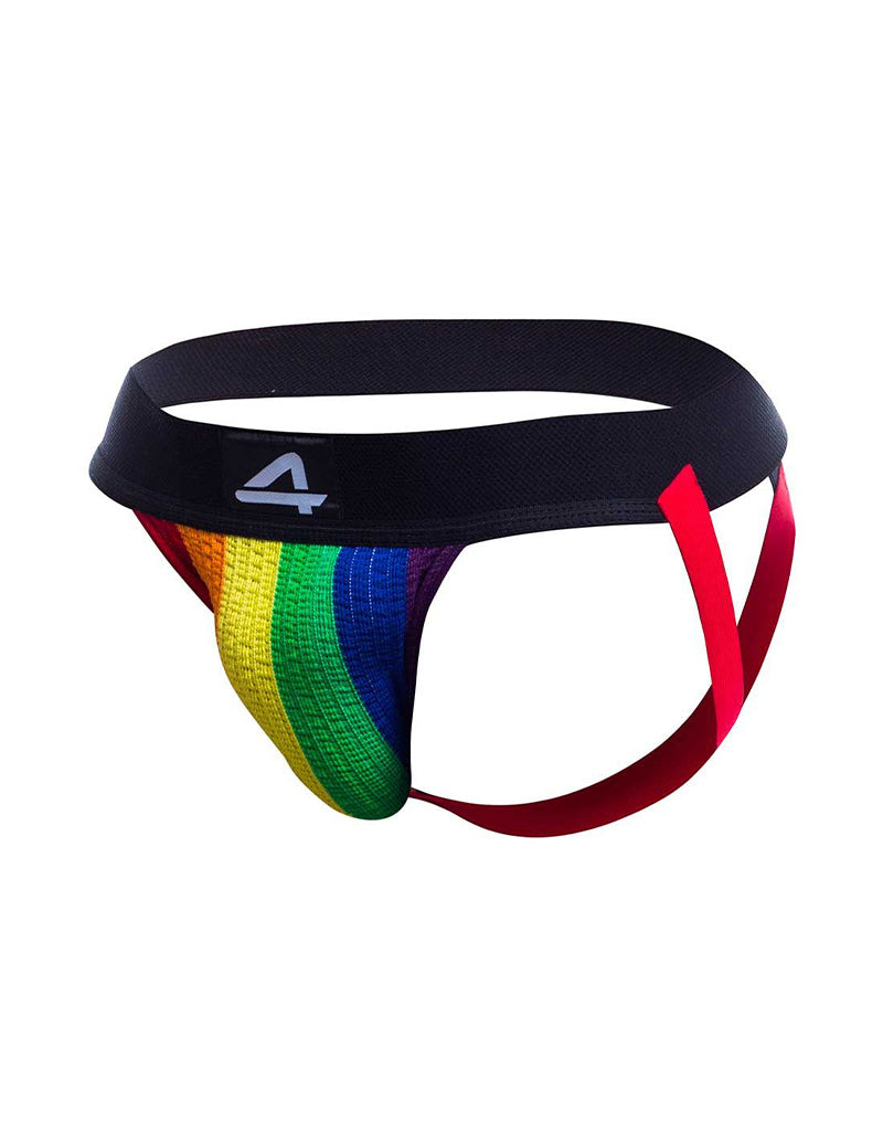 Cut4Men - Sexy Jockstrap - Pride - Rainbow-Erotiekvoordeel.nl