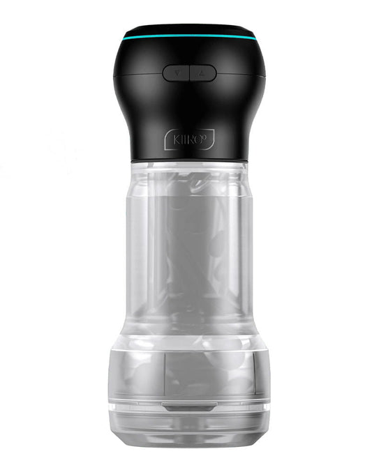 Kiiroo - Feel Pocket Stroker Crystal en Powerblow Combo - Zwart/Transparant-Erotiekvoordeel.nl