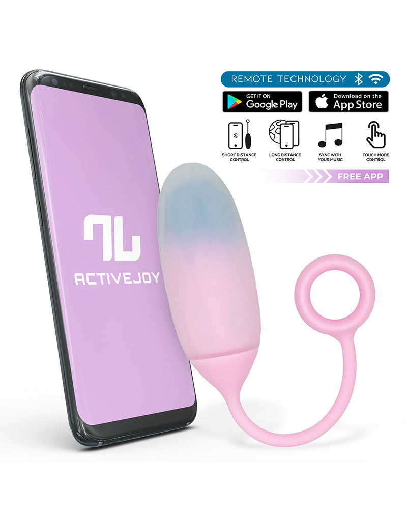 Intoyou - Vibrerend Eitje met App Control - Roze/Blauw