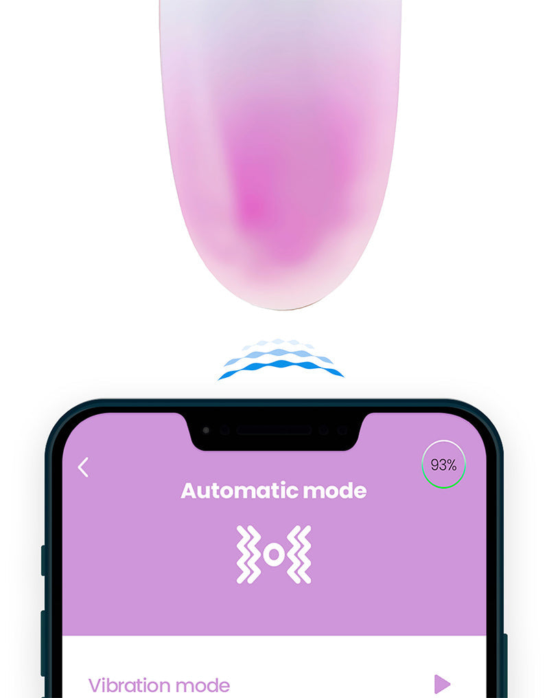 Intoyou - Vibrerend Eitje met App Control - Blauw/Paars
