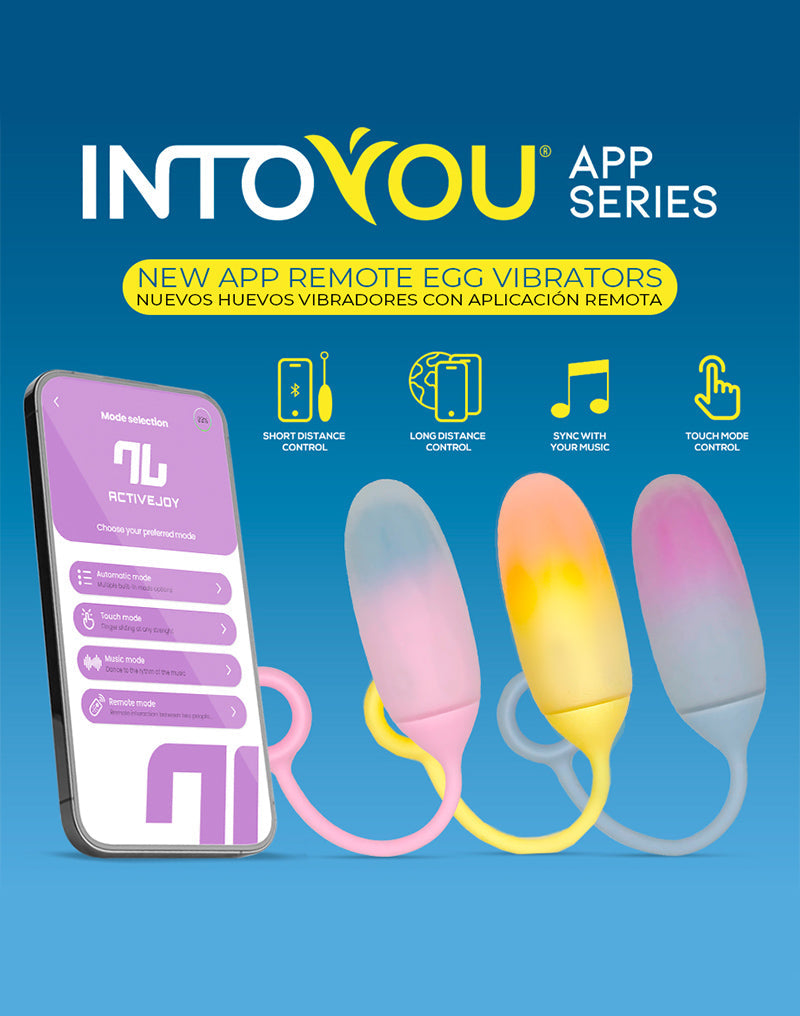 Intoyou - Vibrerend Eitje met App Control - Blauw/Paars