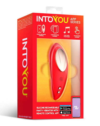 Intoyou - Panty Vibrator - Vibrerend Slipje - Met App Control - Rood-Erotiekvoordeel.nl