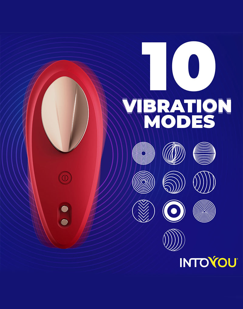 Intoyou - Panty Vibrator - Vibrerend Slipje - Met App Control - Rood-Erotiekvoordeel.nl