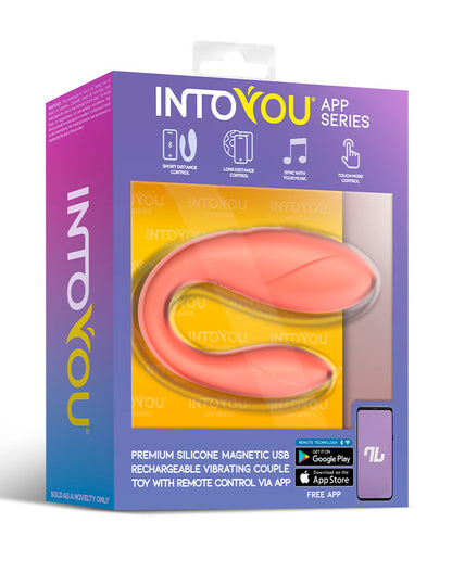 Intoyou - Partner Vibrator met App Control - Koraal-Erotiekvoordeel.nl