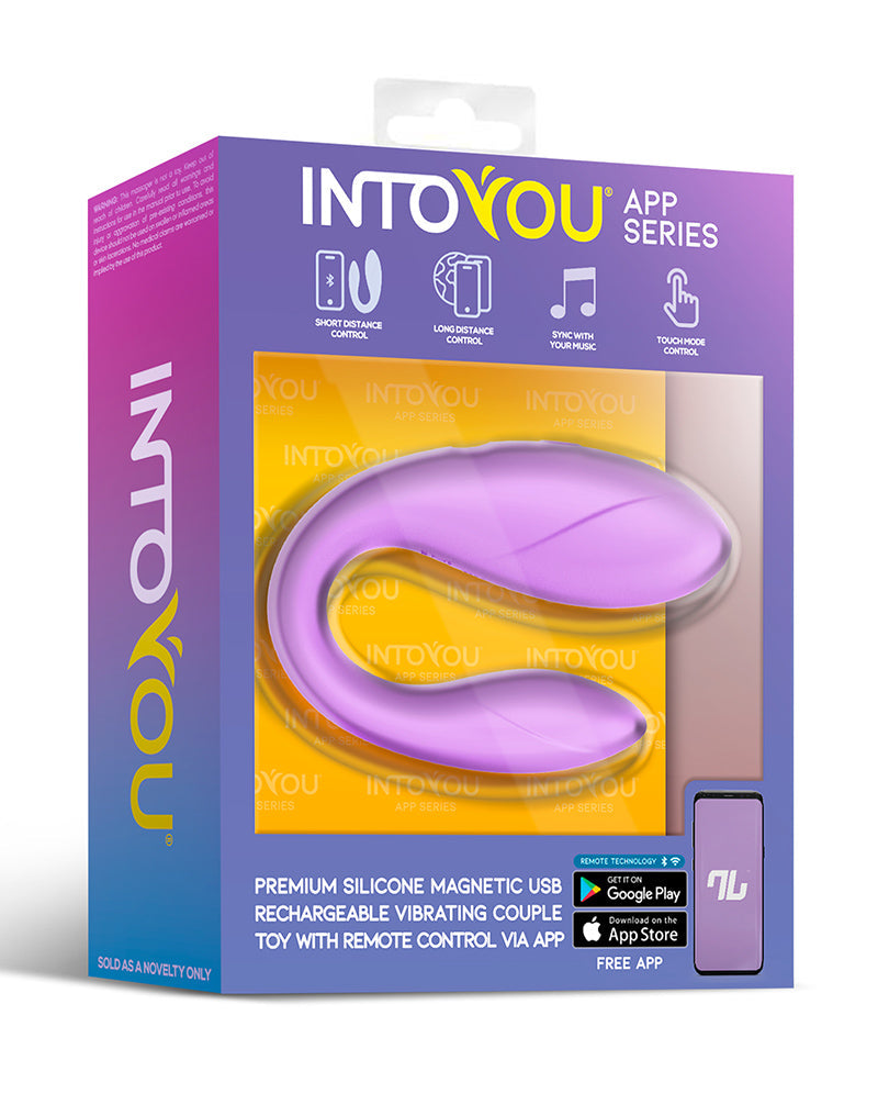 Intoyou - Partner Vibrator met App Control - Lila-Erotiekvoordeel.nl