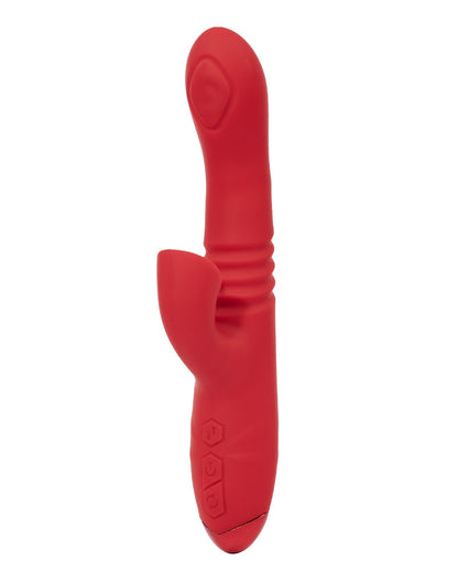 Rimba Toys - Gothenburg - Stotende en Kloppende Rabbit Vibrator - Rood