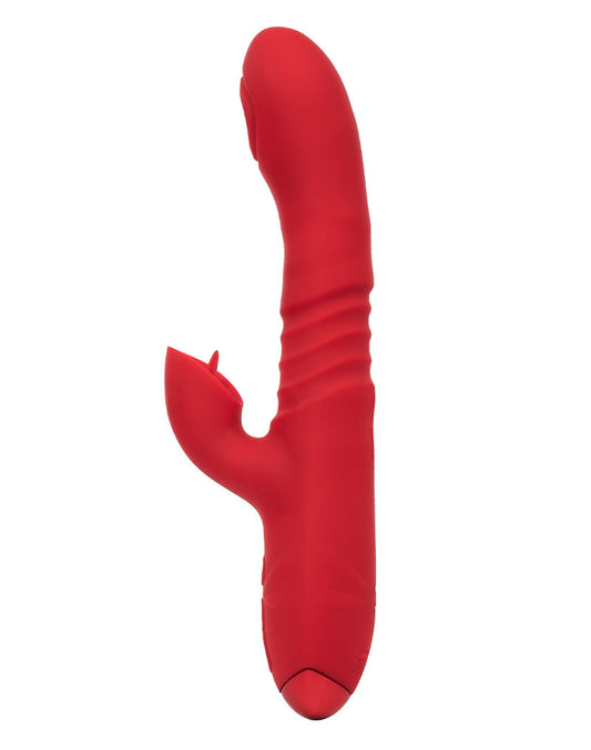 Rimba Toys - Gothenburg - Stotende en Kloppende Rabbit Vibrator - Rood