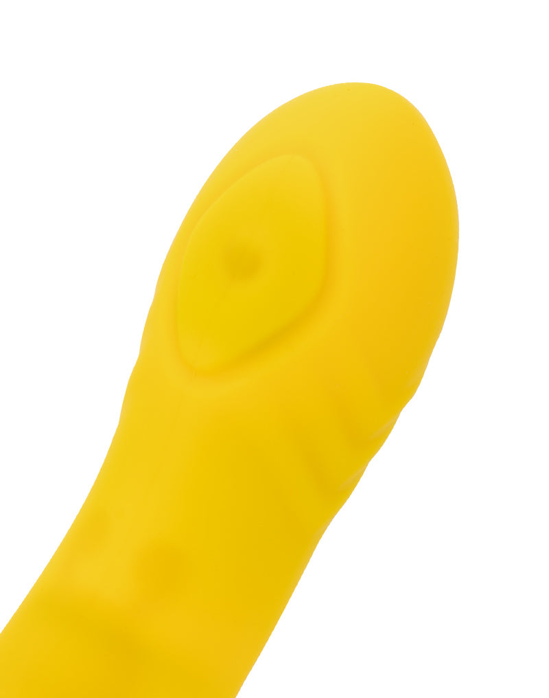 Rimba Toys - Malmö - Stotende en Kloppende Rabbit Vibrator - Geel