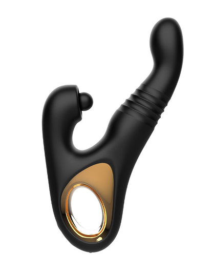 Rimba - Sensual nights SN08 - Stotende Vibrator met Tapping Functie - Zwart-Erotiekvoordeel.nl