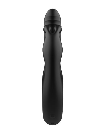 Rimba - Sensual nights SN09 - Stotende Rabbit Vibrator - Zwart-Erotiekvoordeel.nl