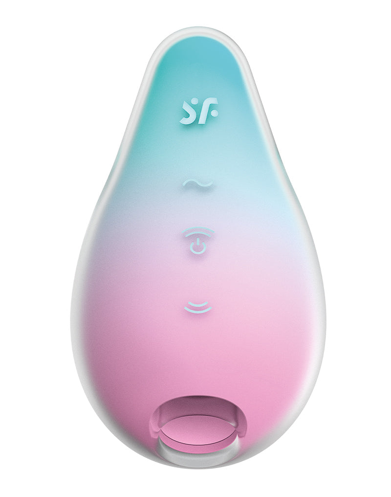 Satisfyer - Mermaid Vibes - Vibrerende Luchtdruk Vibrator - Mint/Roze-Erotiekvoordeel.nl