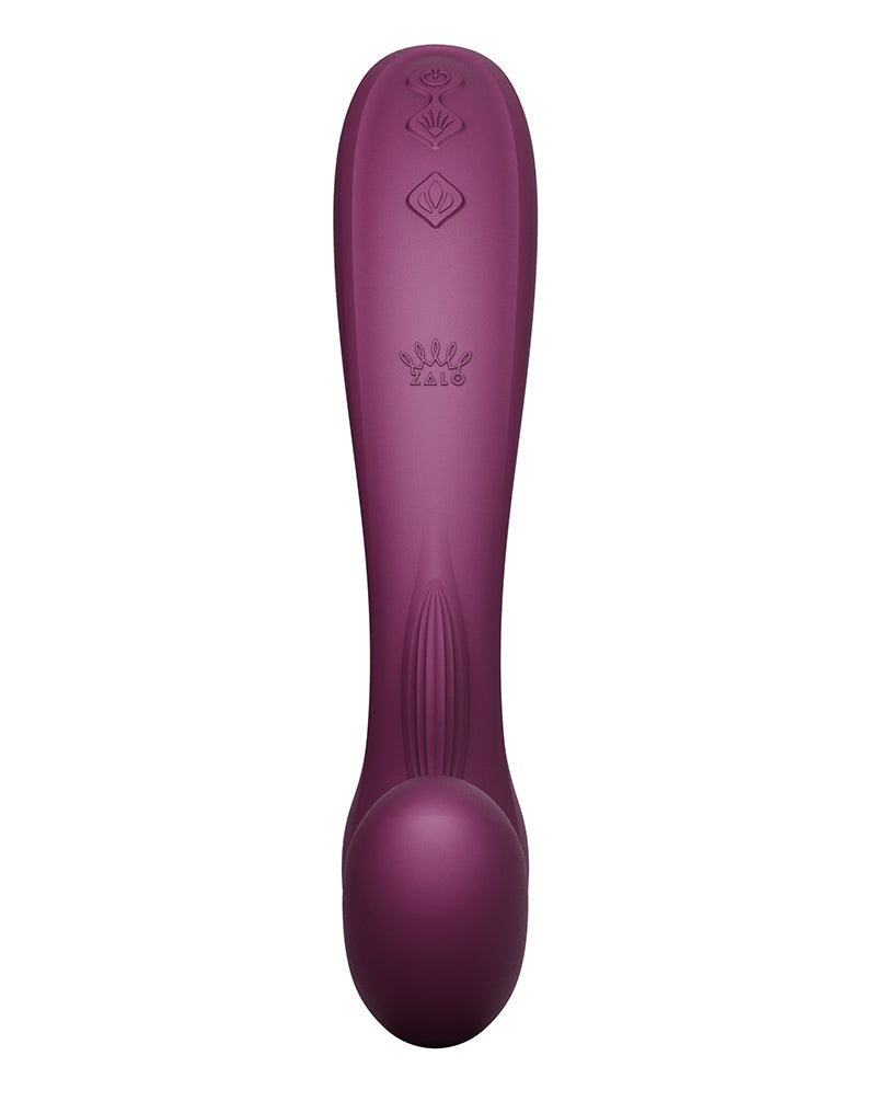 Zalo - Talis - G-Spot Pulsewave Vibrator met Zuigfunctie en Verwarmfunctie - Amethyst Paars-Erotiekvoordeel.nl