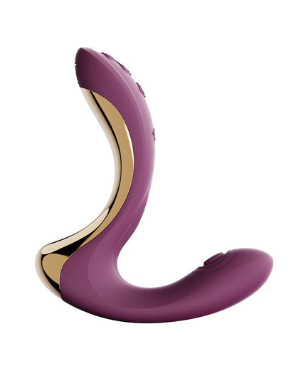 Zalo - Talis - G-Spot Pulsewave Vibrator met Zuigfunctie en Verwarmfunctie - Amethyst Paars-Erotiekvoordeel.nl