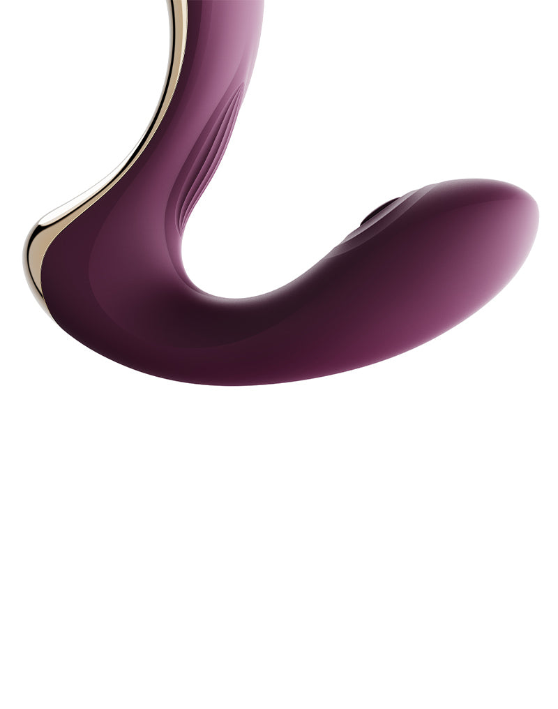 Zalo - Talis - G-Spot Pulsewave Vibrator met Zuigfunctie en Verwarmfunctie - Amethyst Paars-Erotiekvoordeel.nl