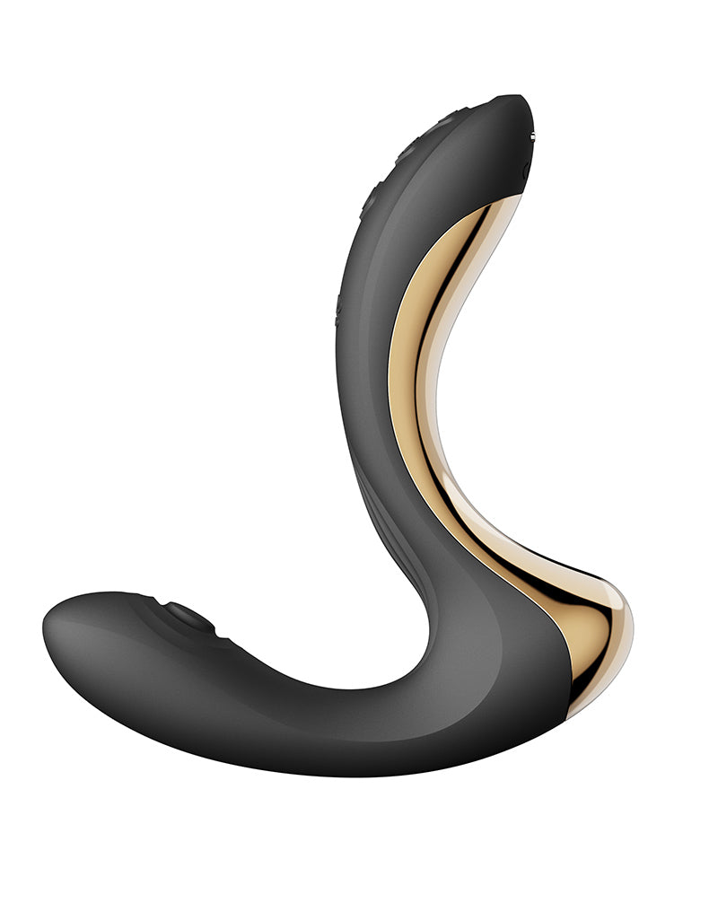 Zalo - Talis - G-Spot Pulsewave Vibrator met Zuigfunctie en Verwarmfunctie - Zwart-Erotiekvoordeel.nl