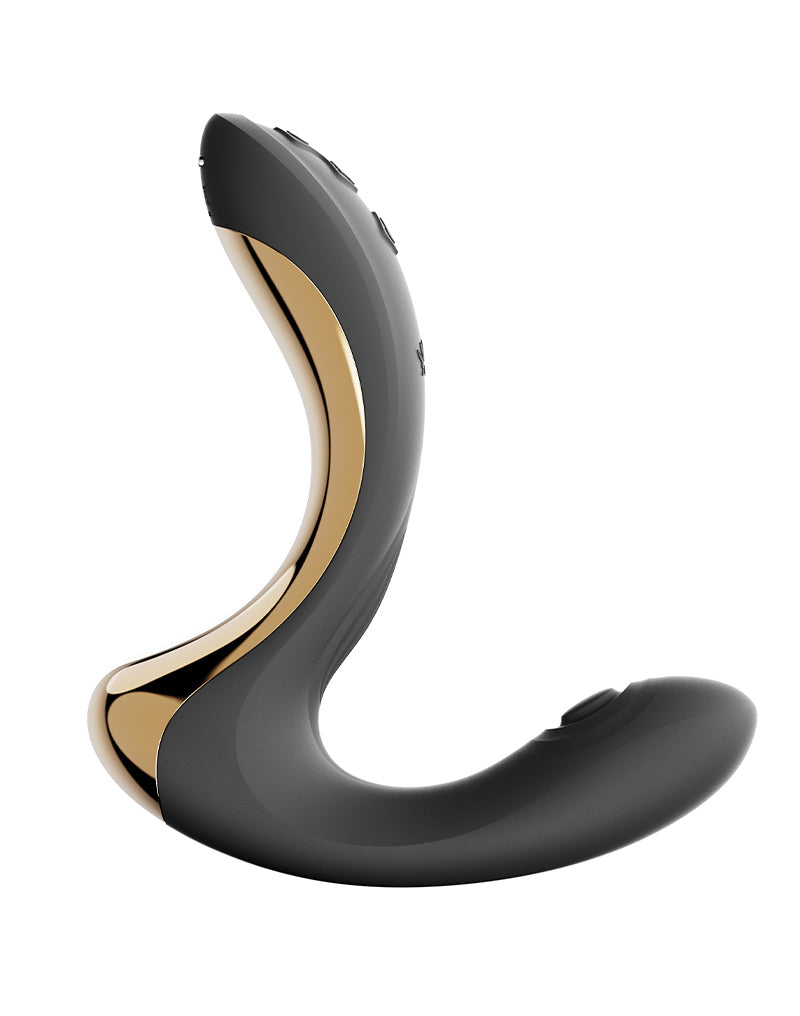 Zalo - Talis - G-Spot Pulsewave Vibrator met Zuigfunctie en Verwarmfunctie - Zwart-Erotiekvoordeel.nl