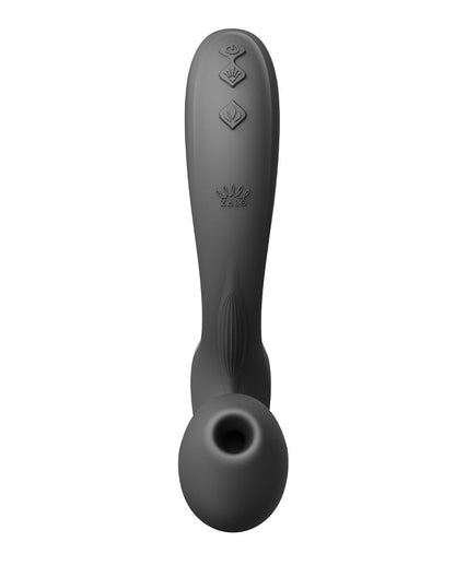 Zalo - Talis - G-Spot Pulsewave Vibrator met Zuigfunctie en Verwarmfunctie - Zwart-Erotiekvoordeel.nl