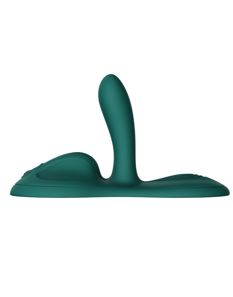 Zalo - Flora - Vibrator-kussen - Hands-free Vibrator - Met Warmtefunctie - Smaragd Groen-Erotiekvoordeel.nl