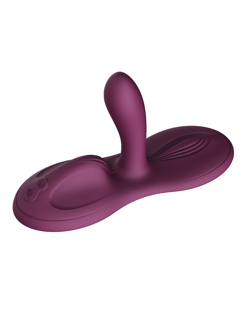 Zalo - Flora - Vibrator-kussen - Hands-free Vibrator - Met Warmtefunctie - Amethyst Paars-Erotiekvoordeel.nl