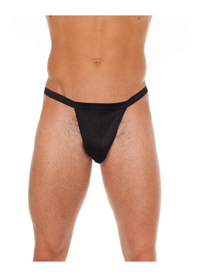 Amorable - Erotische String -Tanga Voor Heren - One Size - Slip - Lingerie Voor Mannen - Zwart-Erotiekvoordeel.nl