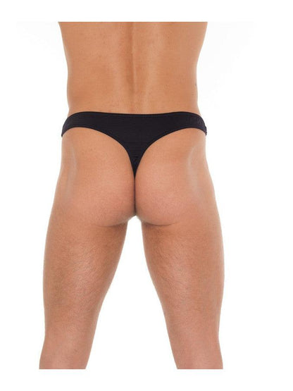 Amorable - Erotische String - Zwarte Heren String Met Visnet Aan Voorzijde - Mannen Slip - Tanga Voor Mannen - One Size-Erotiekvoordeel.nl