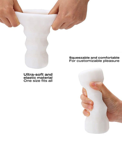 Dorcel - Masturbator Cup met Structuur - Exotic - Wit-Erotiekvoordeel.nl