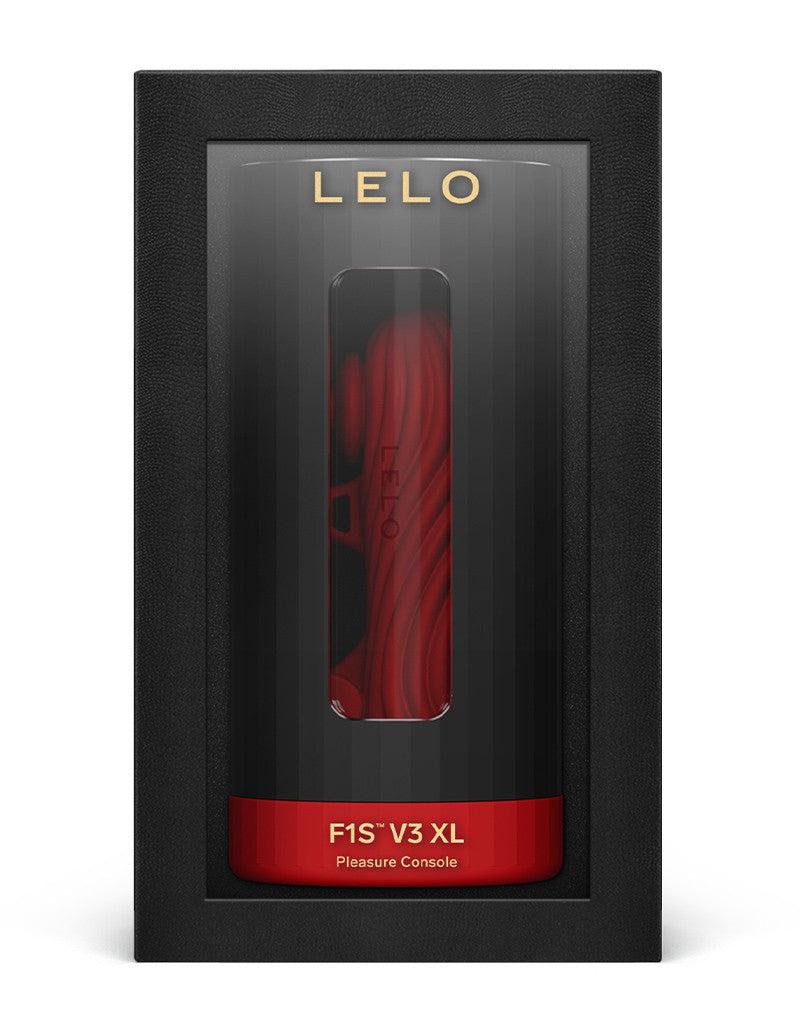 LELO - F1S V3 XL - Interactieve Masturbator met App Control - Rood/Zwart-Erotiekvoordeel.nl