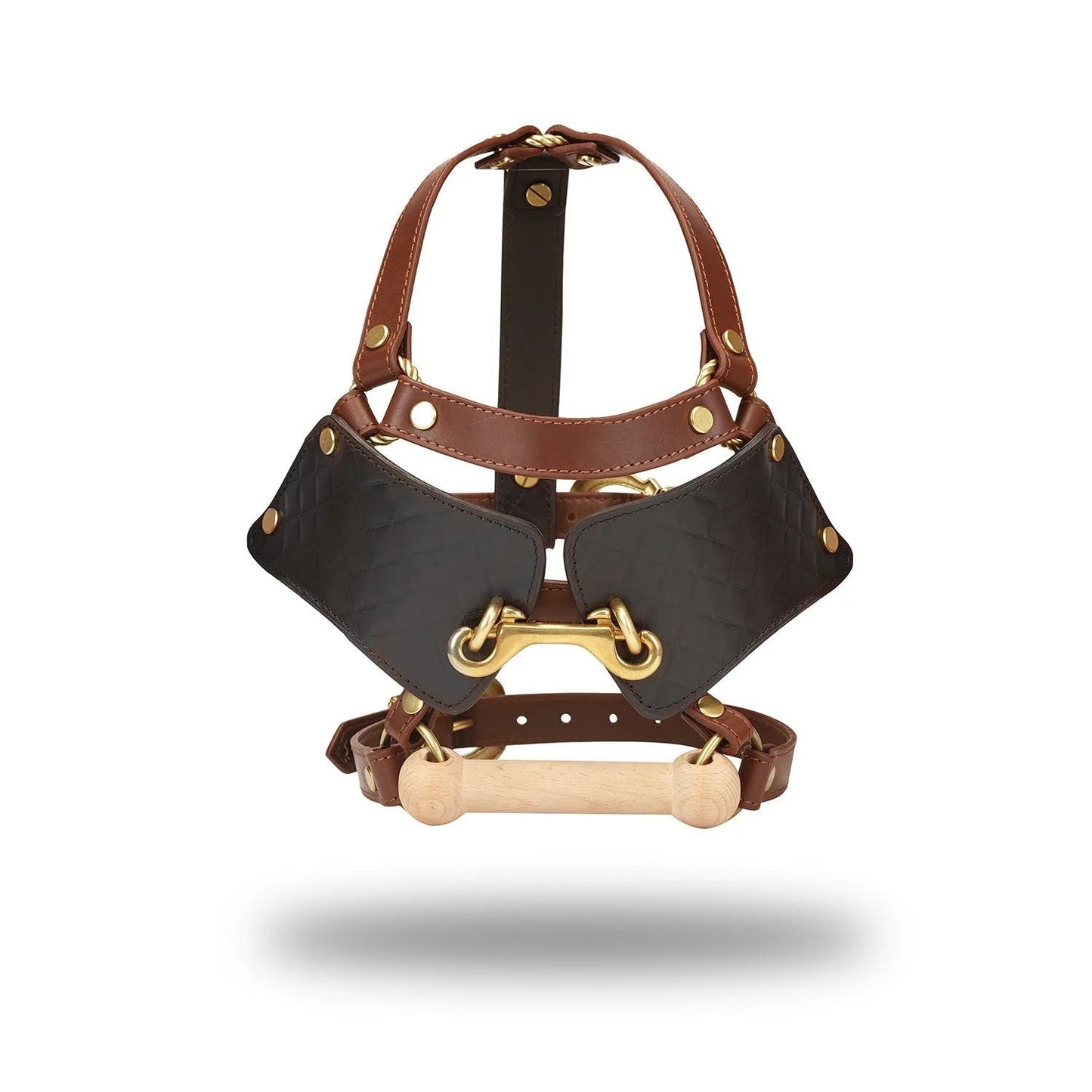 Liebe Seele - The Equestrian Leather Blinder And gag - Paardenhoofdtooi Met bit gag-Erotiekvoordeel.nl