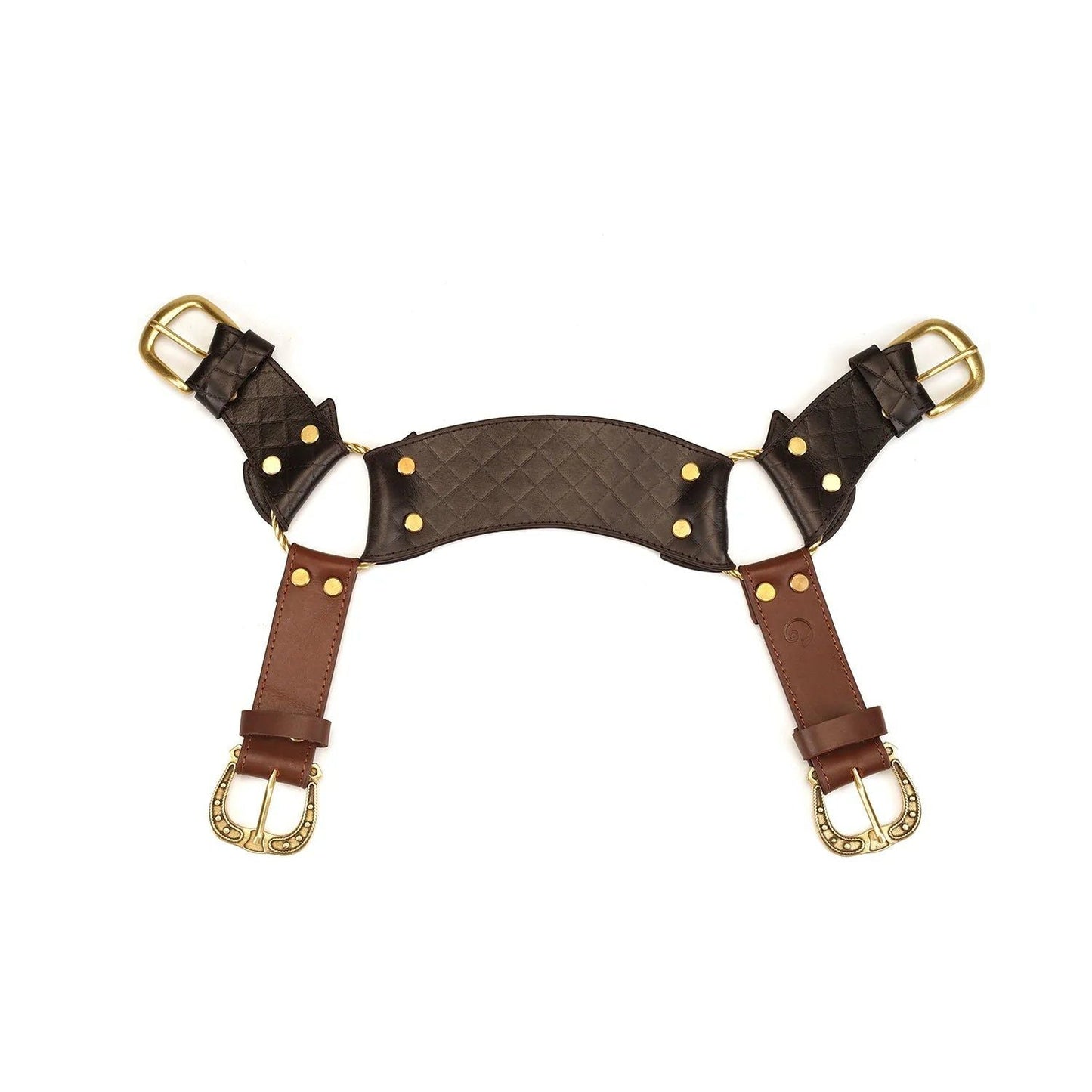 Liebe Seele - The Equestrian Leather Chest Harness - Leren Harnas Riemenbody-Erotiekvoordeel.nl