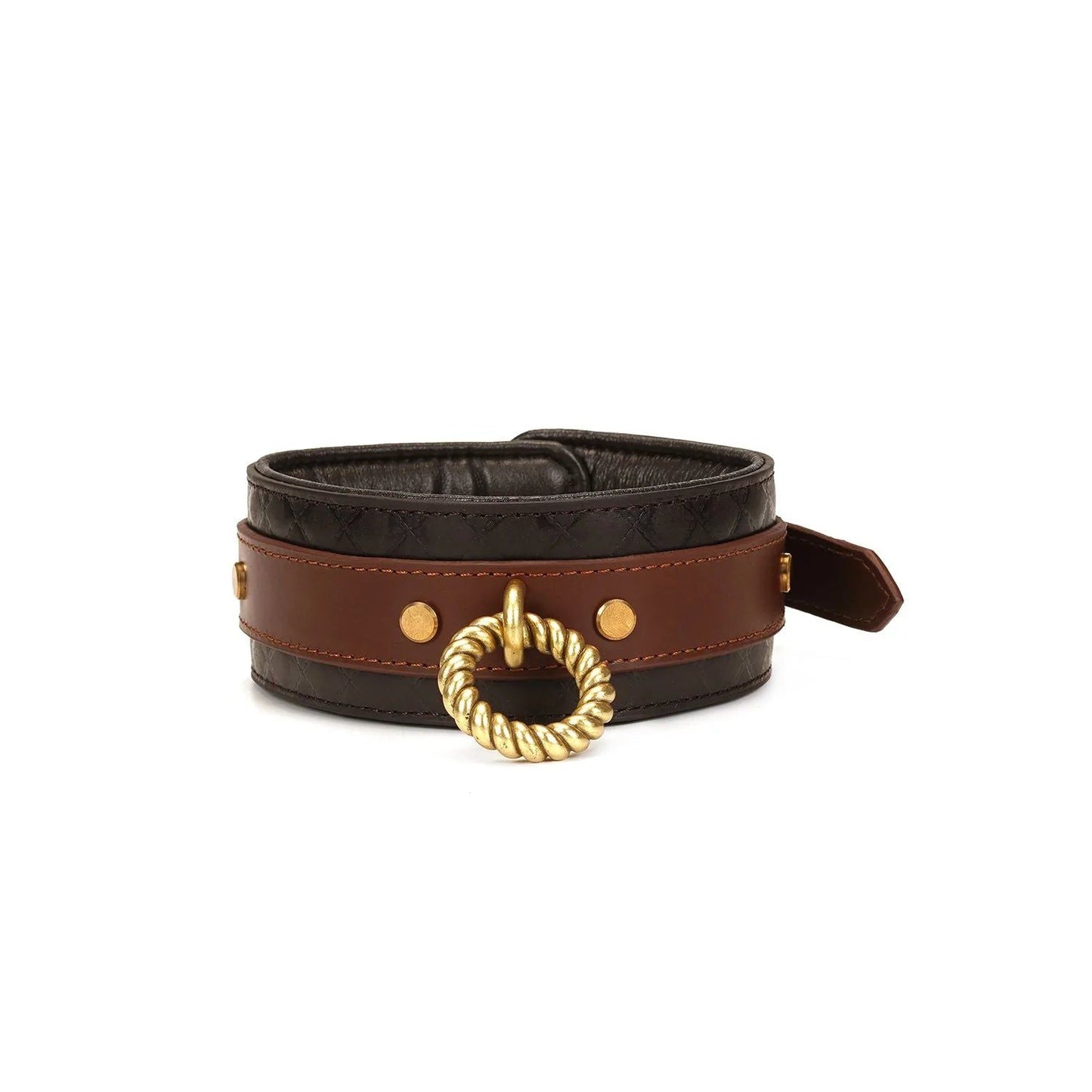 Liebe Seele - The Equestrian Leather Collar And Leash - Leren Halsband Met Ketting-Erotiekvoordeel.nl