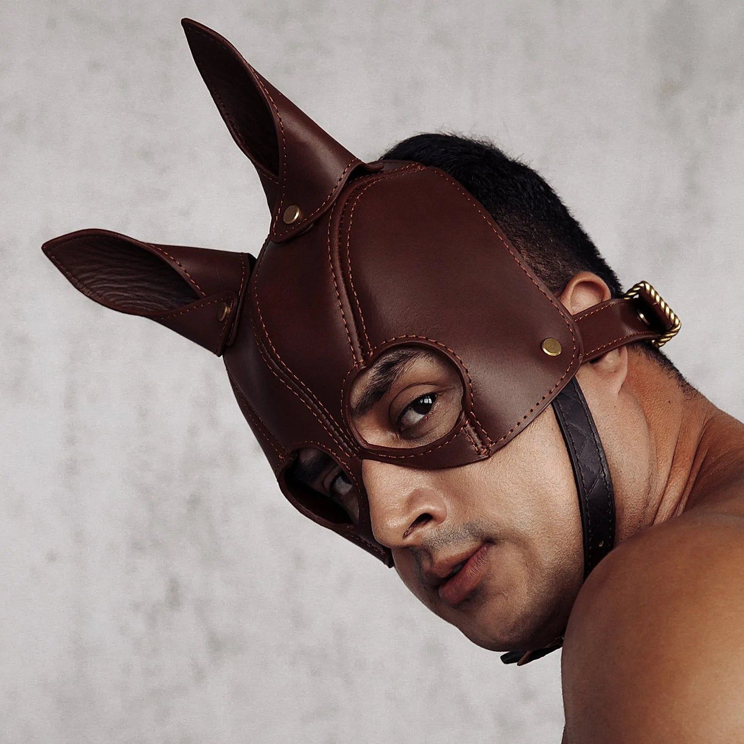 Liebe Seele - The Equestrian Leather Horse Mask - Leren Masker-Erotiekvoordeel.nl