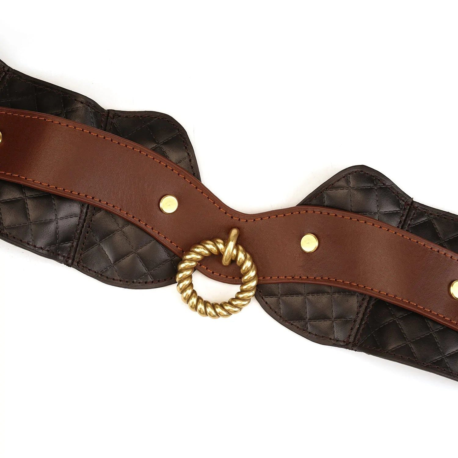 Liebe Seele - The Equestrian Leather Posture Collar And Leash - Leren Halsband Met Ketting-Erotiekvoordeel.nl