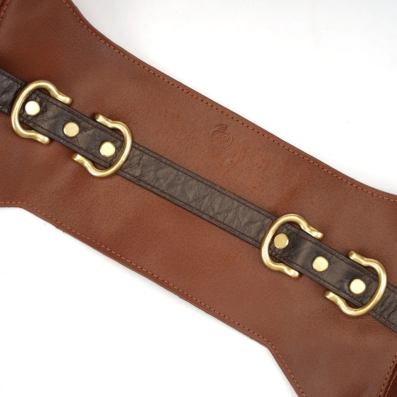 Liebe Seele - The Equestrian Waist Belt & Suspenders - Leren Taille Riem-Erotiekvoordeel.nl