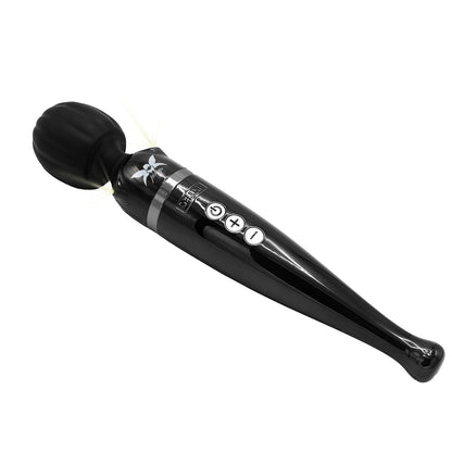 Pixey DeLuxe - Black Chrome Edition - Oplaadbare Wand Vibrator - de krachtigste die er is-Erotiekvoordeel.nl