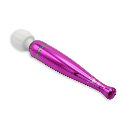 Pixey DeLuxe - Pink Chrome Edition - Oplaadbare Wand Vibrator - de krachtigste die er is-Erotiekvoordeel.nl