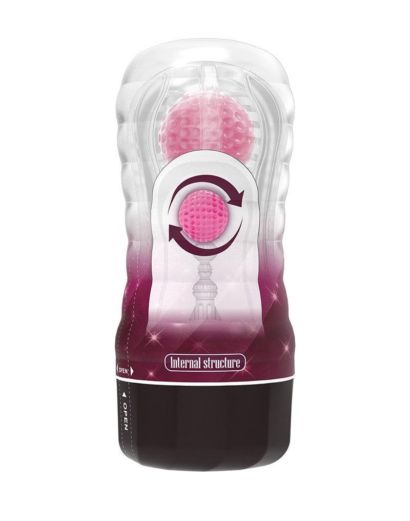 Pretty Love - Black Hole - Masturbator Cup - Met Rollende Bal Voor Extra Sensaties - Roze-Erotiekvoordeel.nl