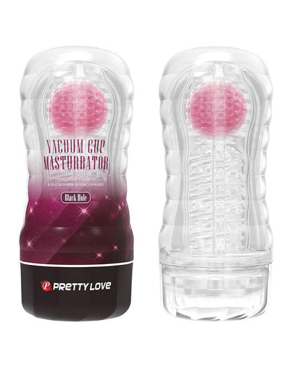 Pretty Love - Black Hole - Masturbator Cup - Met Rollende Bal Voor Extra Sensaties - Roze-Erotiekvoordeel.nl