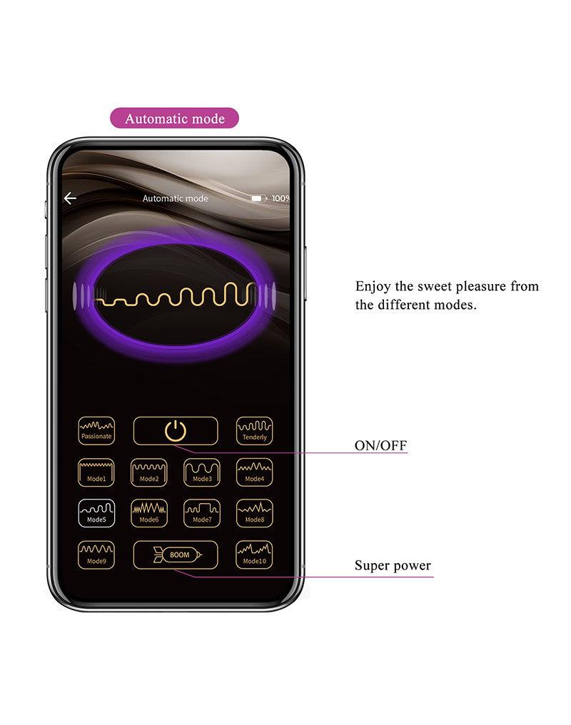 Pretty Love - Catalina - Draagbare Vibrator met App-bediening - Paars-Erotiekvoordeel.nl