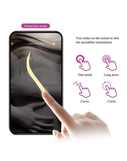 Pretty Love - Catalina - Draagbare Vibrator met App-bediening - Paars-Erotiekvoordeel.nl