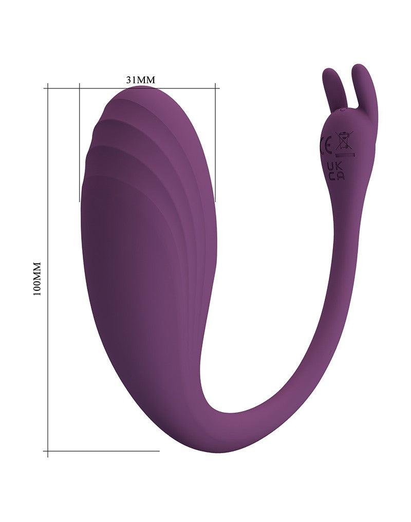 Pretty Love - Catalina - Draagbare Vibrator met App-bediening - Paars-Erotiekvoordeel.nl