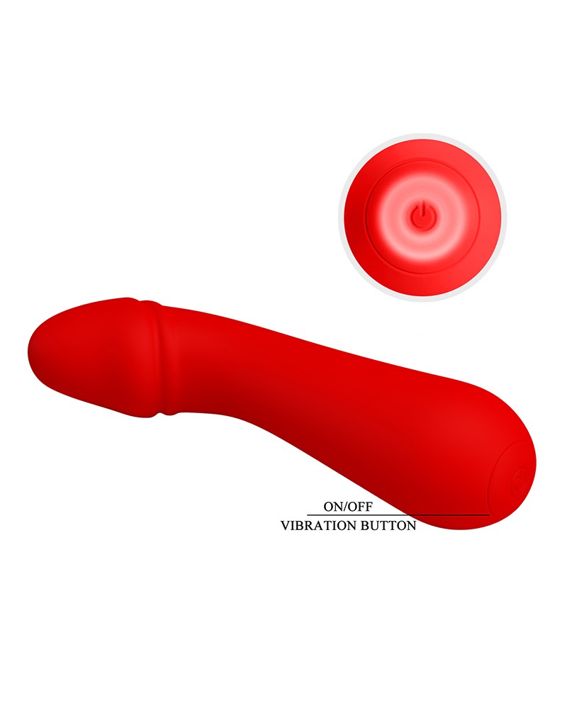 Pretty Love - Cetus - G-spot Vibrator - Rood-Erotiekvoordeel.nl